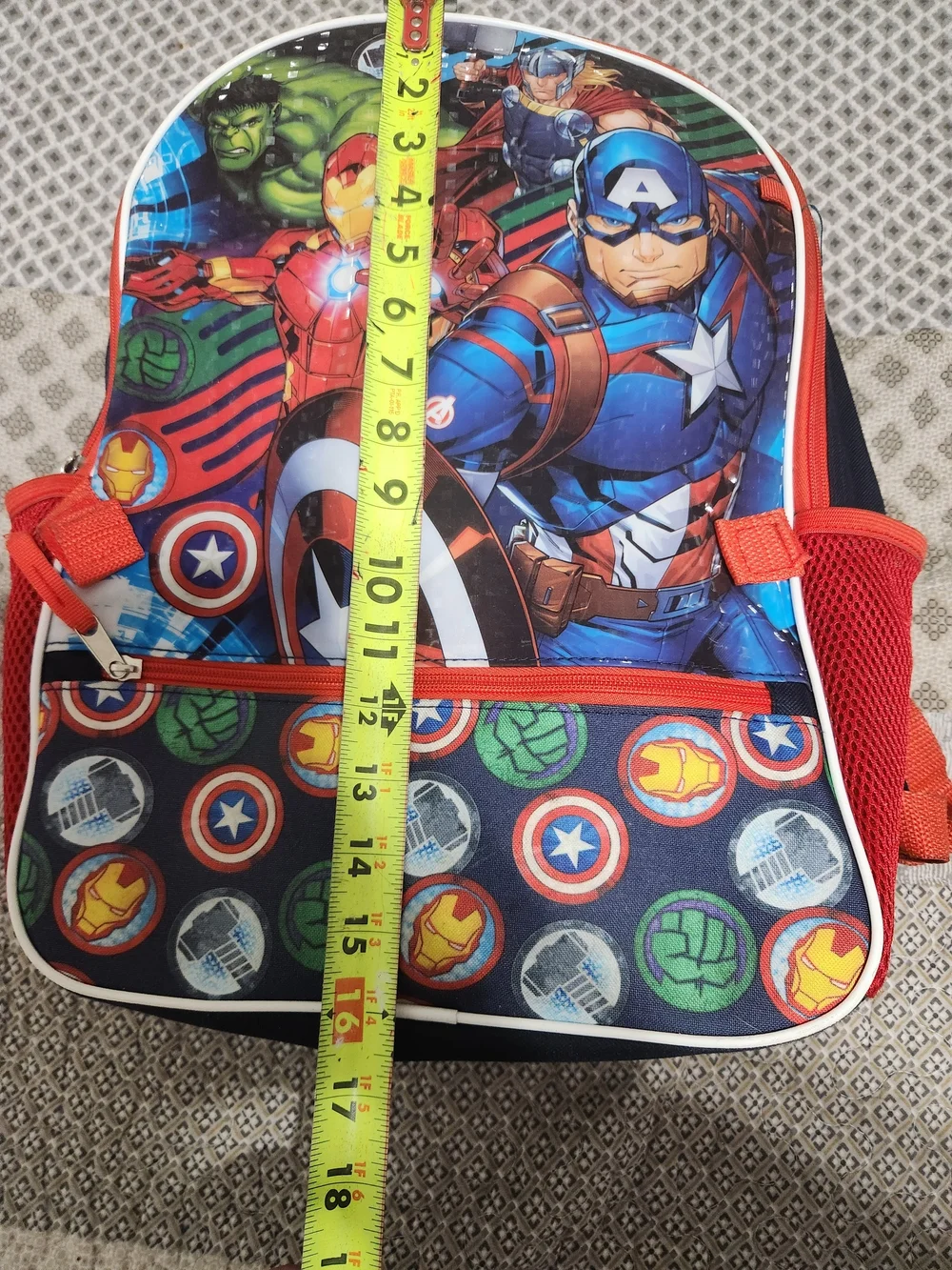 Kids Avengers Character Backpack - Blue & Red